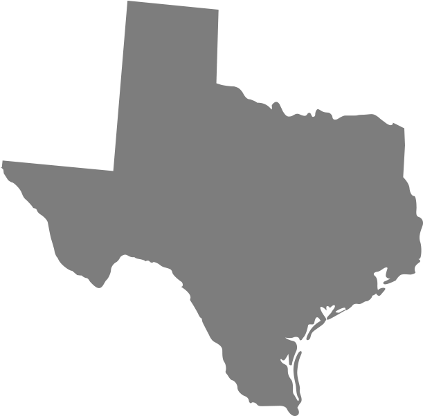 Texas Silhouette Png - Texas Silhouette (1000x635), Png Download