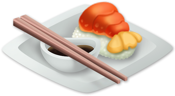 Lobster Sushi - Hay Day Sushi Bar (601x601), Png Download