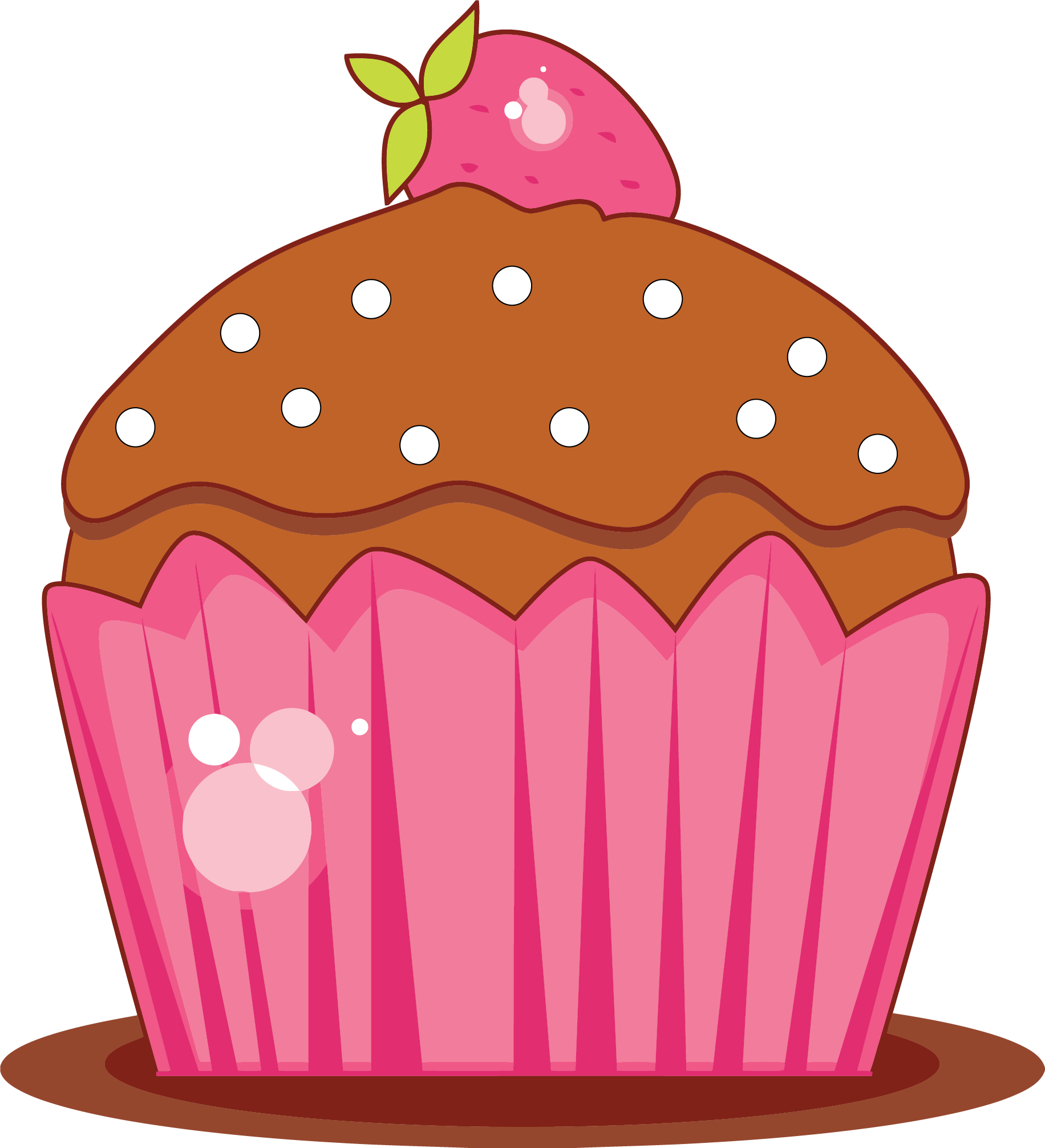 Cupcake Clip Art, Cupcake Clipart, Cartoon Cupcake - Cupcake Clipart Png (1832x2013), Png Download