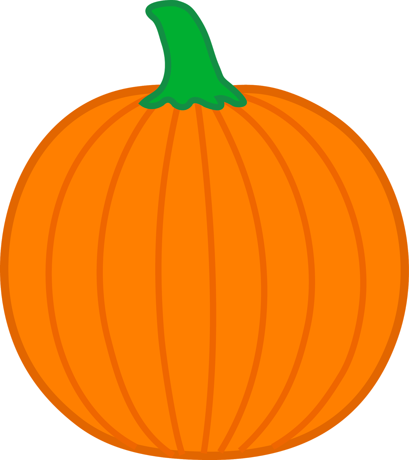 28 Collection Of Round Pumpkin Clipart - Round Pumpkin Clipart (1422x1600), Png Download