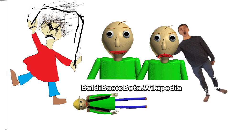 Baldi Basic Beta Wiki - Cartoon (960x544), Png Download
