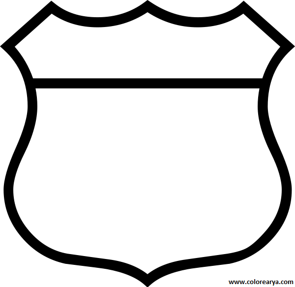 Escudos - Blank Shield (600x584), Png Download
