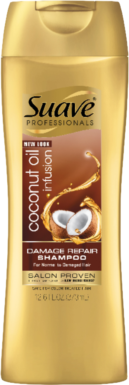 Coconut Oil Infusion Shampoo - Suave Coconut Oil Shampoo (1338x1338), Png Download
