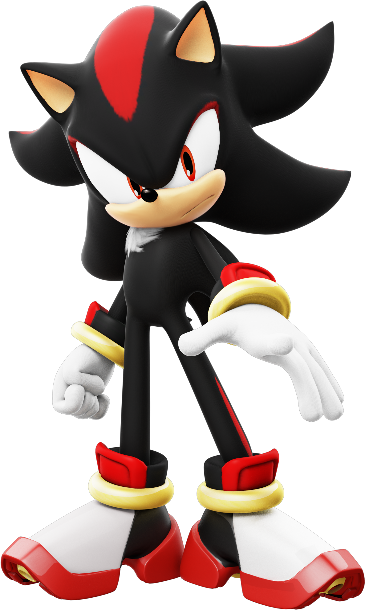 Shadow The Hedgehog By Advert-man On Deviantart - Shadow The Hedgehog Render (1428x2121), Png Download