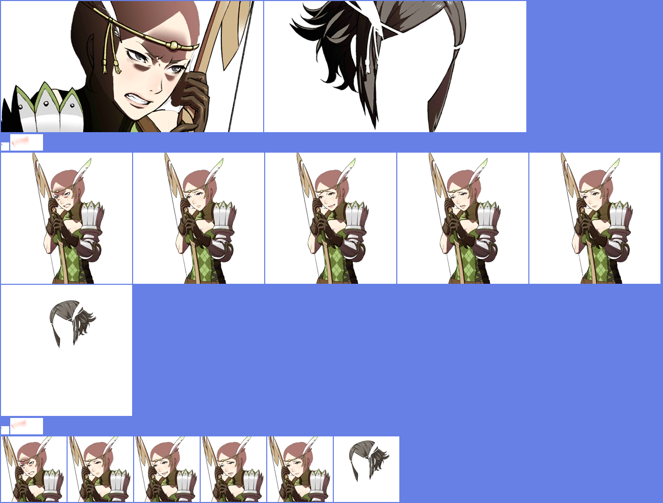 Click For Full Sized Image Noire - Noire Fire Emblem Sprite (1295x982), Png Download