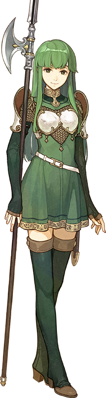 For Example, Here's The Designs For - Fire Emblem Echoes Catria (216x805), Png Download