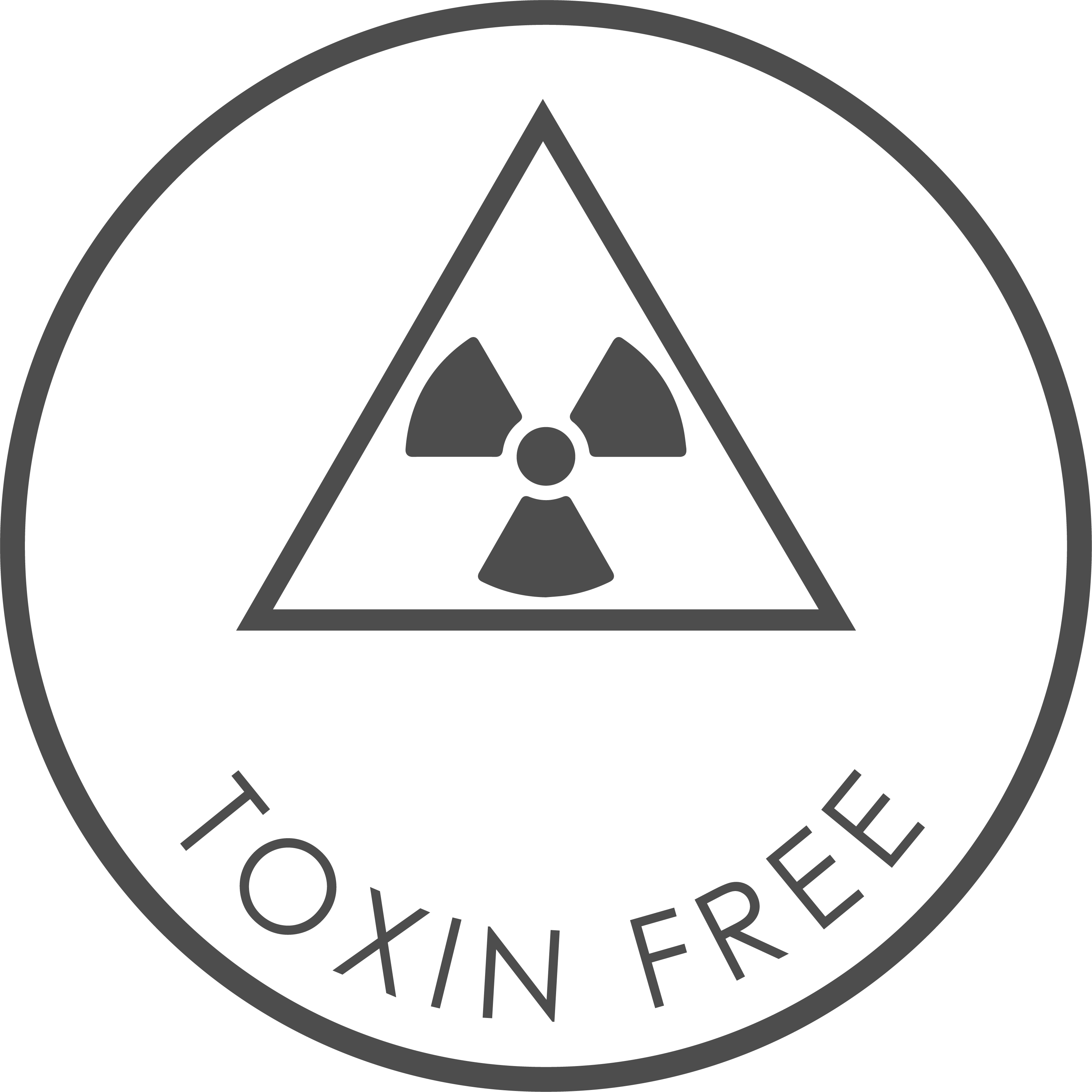 No-nasties No Parabens, Phthalates, Propylene Glycol, - Caution (radiation):your Radiation Warning Message (3201x3201), Png Download