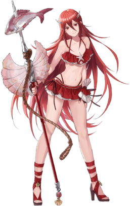 Summer Cordelia - Fe Heroes Summer Cordelia (340x408), Png Download