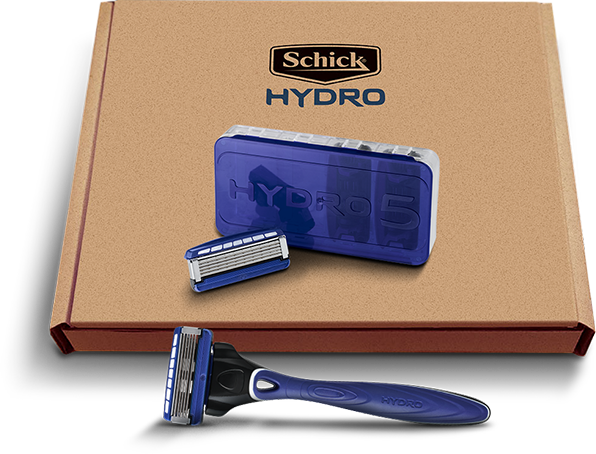 Schick Hydro Connect - Schick Hydro 5 Refills, 8 Ct (596x454), Png Download