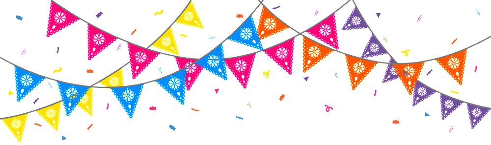 Surprise Pinata - Candy (1000x297), Png Download