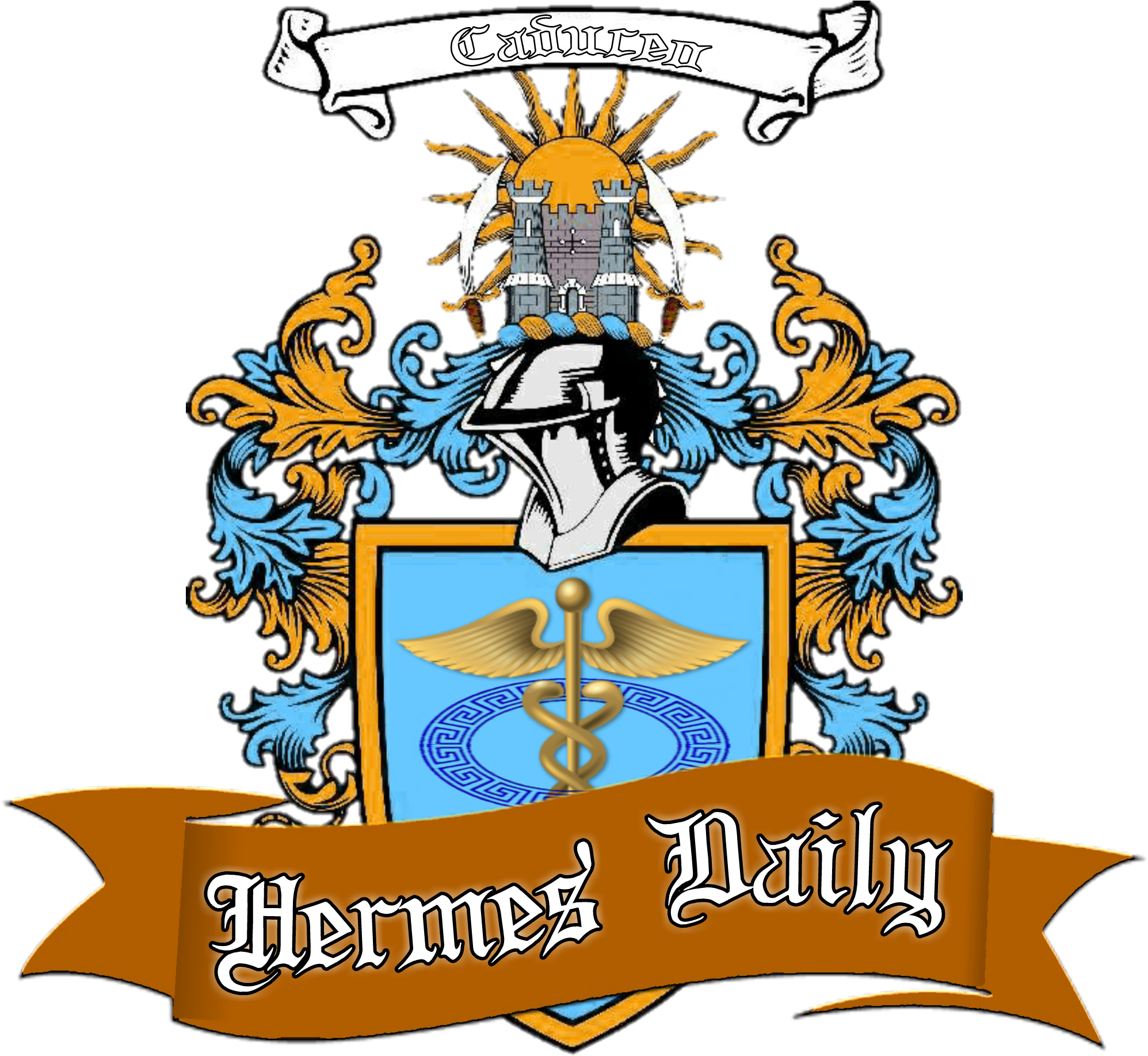 The Hermes' Times Include Daily Local Shenanigans And - Best Coats Of Arms Designs (2048x2048), Png Download