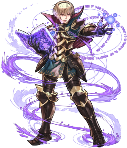 Fire Emblem Fates Heroes Conquest Birthright Awakening - Fire Emblem Heroes Leo (415x479), Png Download