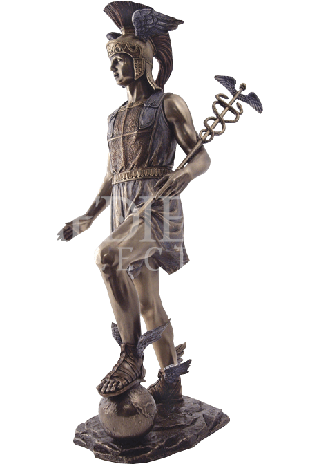 Bronze Hermes Statue - Hermes Statue (670x670), Png Download