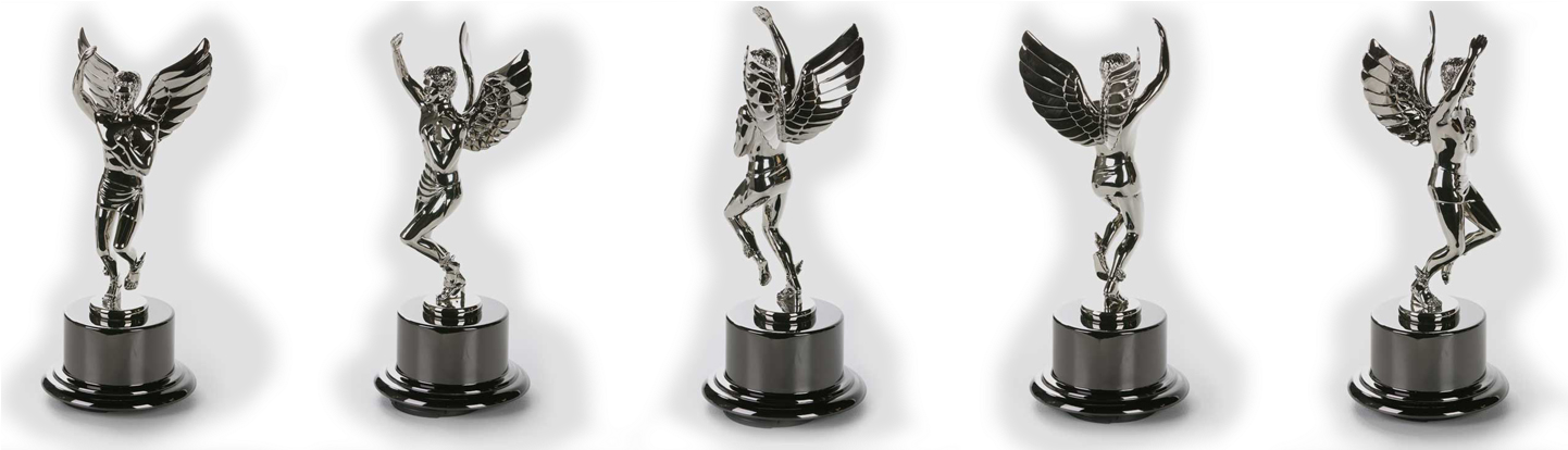 Hermes Award Winners - Hermes Statuette Award (1500x434), Png Download
