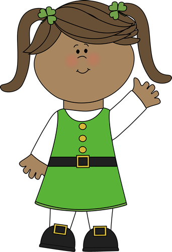 Green Day Clipart Girl - Sensory Bin Clip Art (342x500), Png Download