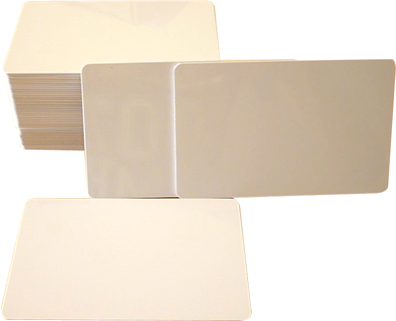 Self-adhesive Blank Pvc Cards - Polyvinyl Chloride (803x661), Png Download