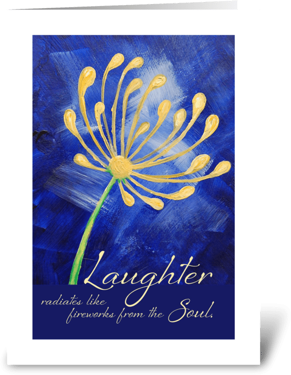 Laughter, Blank Greeting Card Greeting Card - Greeting Card (700x792), Png Download