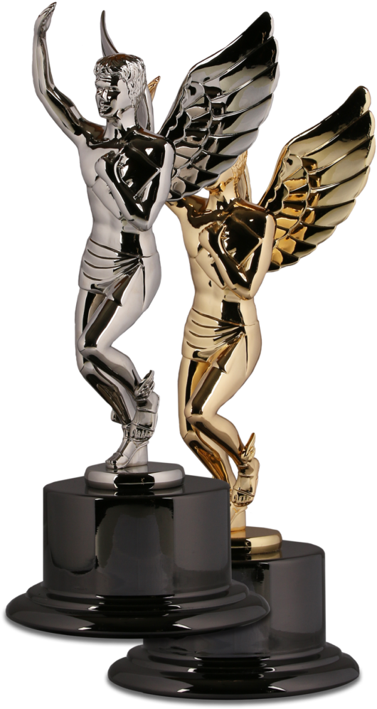 The Hermes Creative Awards Is An International Awards - Award (544x1024), Png Download