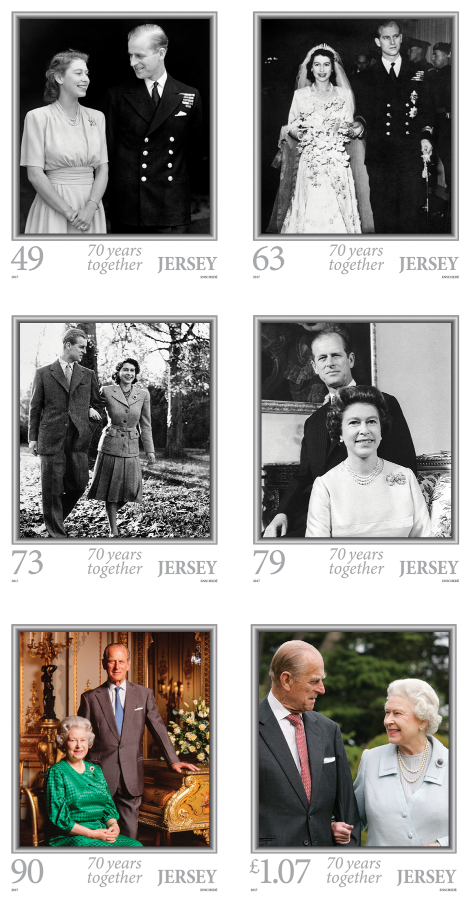 Hm Queen Elizabeth Ii And Hrh Prince Philip's Platinum - Elizabeth & Philip And Their Royal Family (940x1795), Png Download