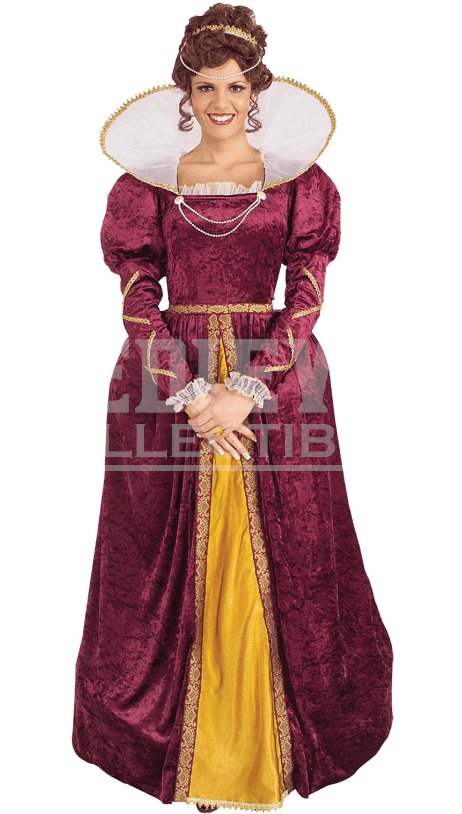 Queen Elizabeth Women's Costume - Queen Outfits Fancy Dress (850x850), Png Download