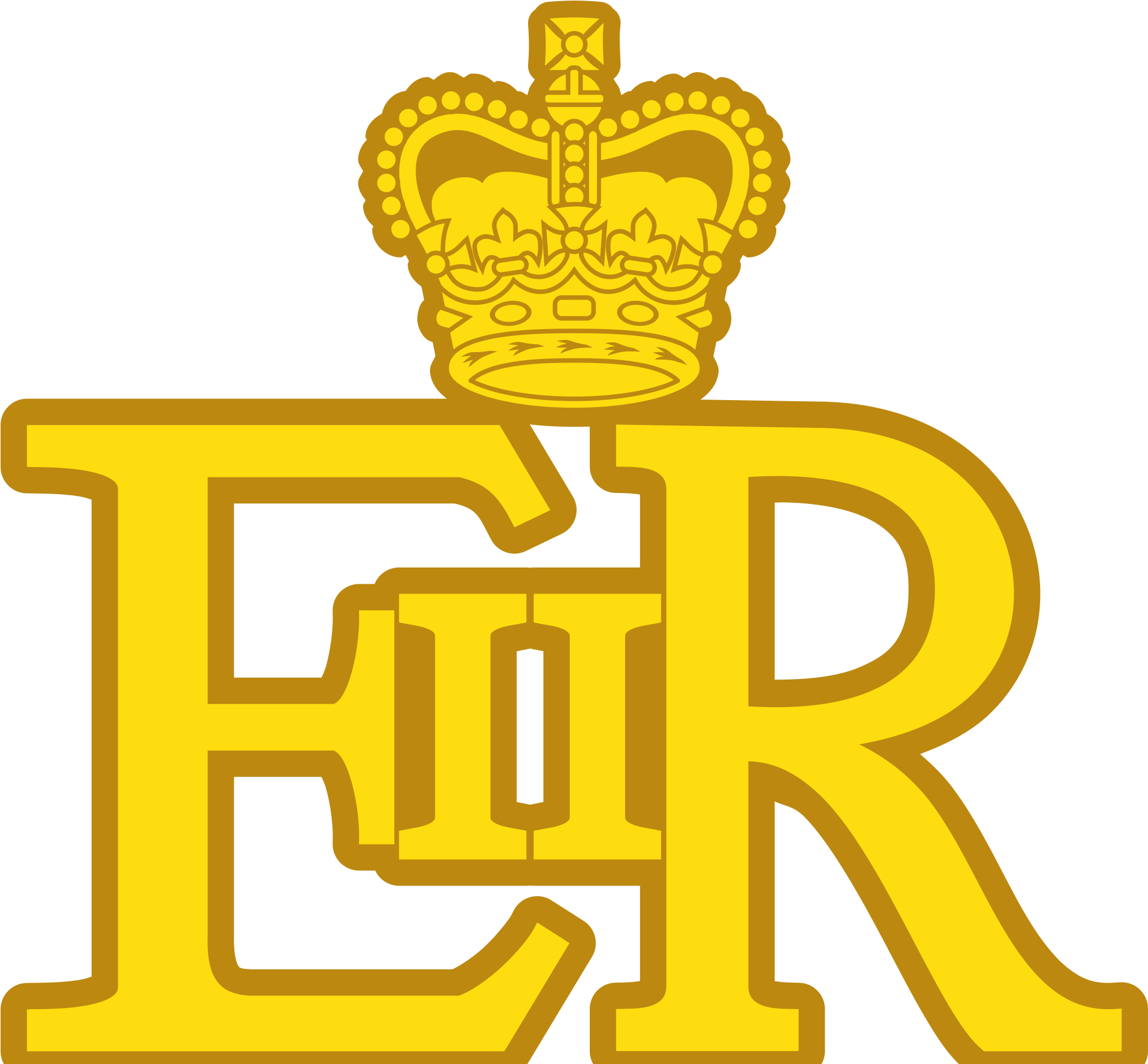 Open - Logo Quenn Elizabeth Ii (2000x1842), Png Download
