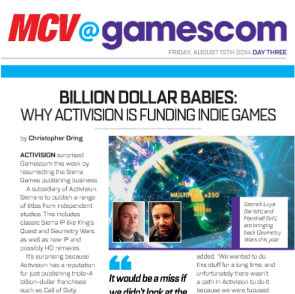 Download Mcv @ Gamescom Issue 3 For Free Right Now - Gamescom (1200x675), Png Download