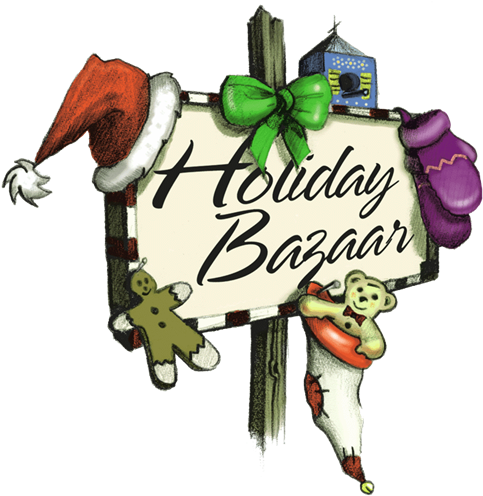 Dec 4, - Holiday Bazaar Clipart (490x500), Png Download