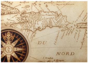 Carte Ancienne De Haiti (400x400), Png Download