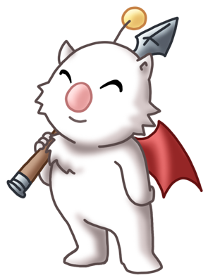 Picture Freeuse Library Chibi Ffvi Mog By Twinenigma - Mog Ffvi (300x407), Png Download