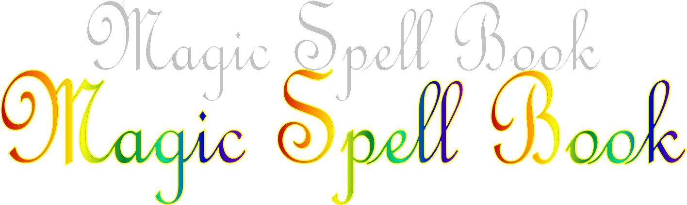 Magic Spell Book - Arcane Magic Spell Book (1416x424), Png Download