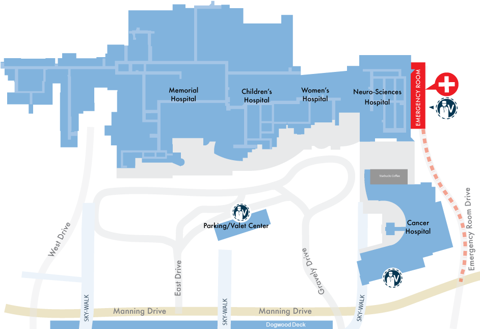 Unc Hospital Starbucks (1000x649), Png Download