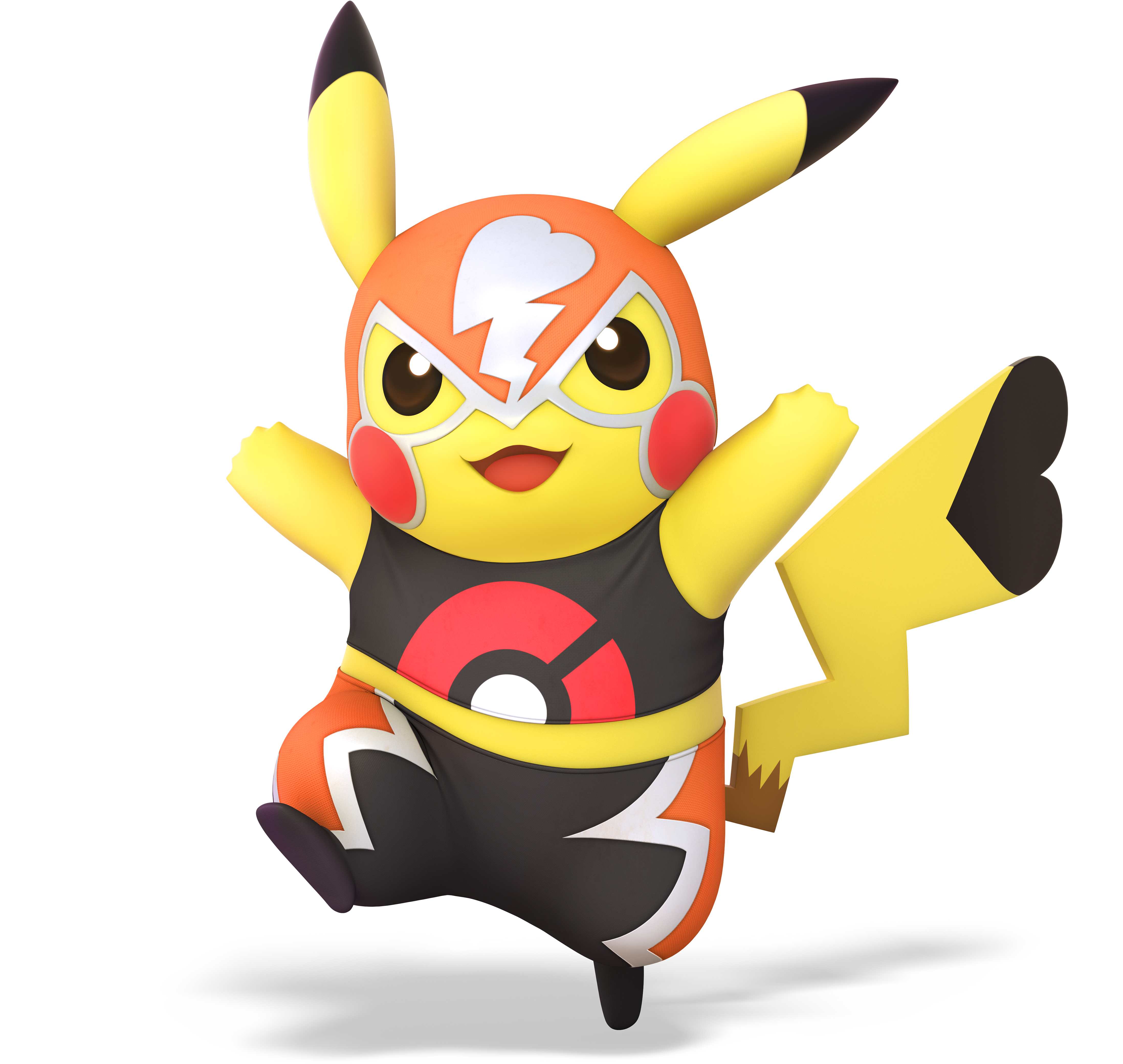 Pikachu Libre Variation As She Appears In Super Smash - Super Smash Bros Ultimate Character Art (4389x4389), Png Download