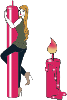 Red Candle Magic - Magic (450x450), Png Download