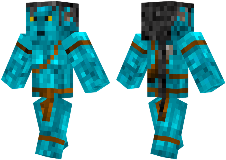 Jake Sully - Scary Monster Skins Minecraft (804x576), Png Download