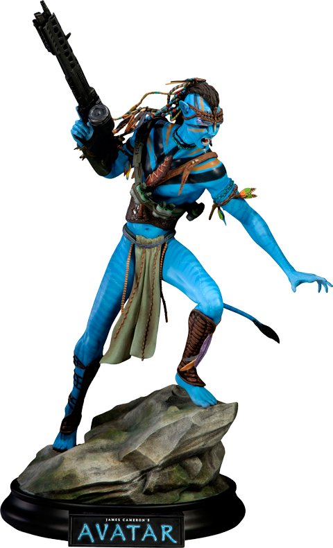 Avatar Jake Sully Polystone Statue By Sideshow Collectibles - Avatar Jake Sully (480x790), Png Download