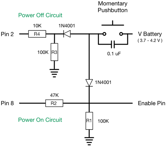 Arduino Power - Battery Power Management Circuit (600x531), Png Download