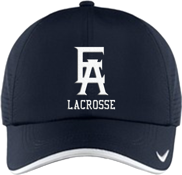 Ea Lacrosse Nike Golf - Custom Nike Dri-fit Black Swoosh Perforated Cap (800x796), Png Download