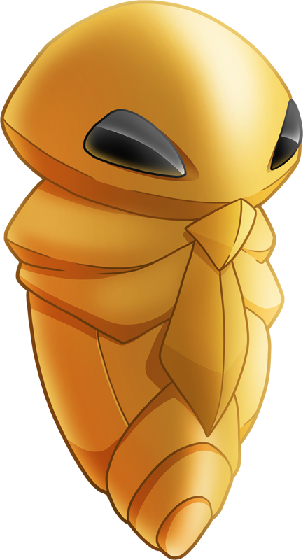 Shiny Kakuna Pokédex - Kakuna Pokemon (433x800), Png Download