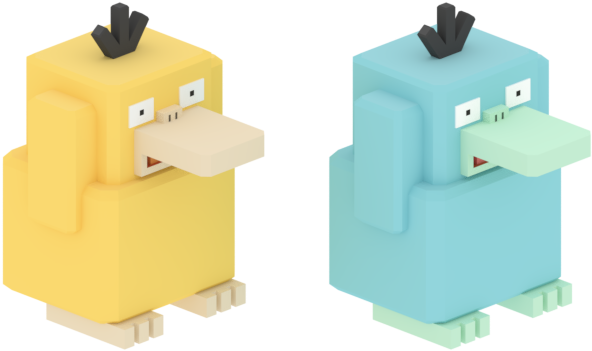 Download Zip Archive - Psyduck (750x650), Png Download