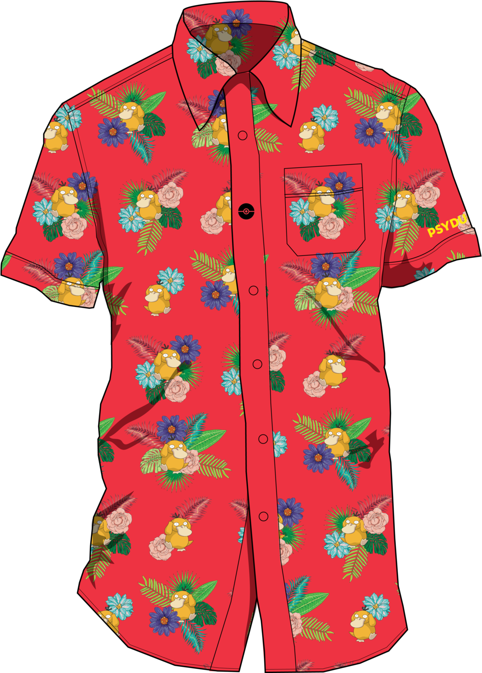 Psyduck (1000x1383), Png Download