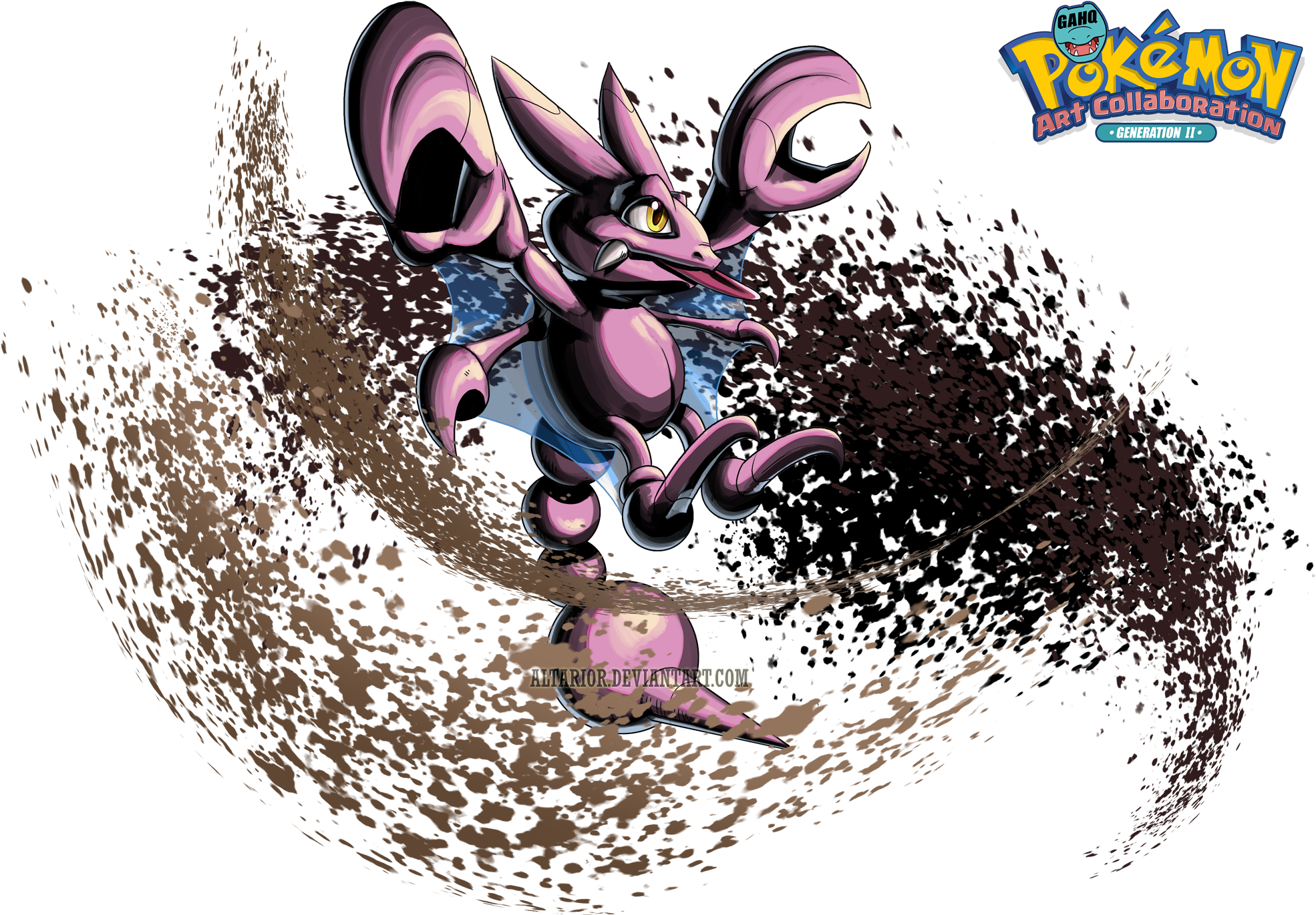 Gligar Used Sandstorm By Altarior - Illustration (2000x1420), Png Download
