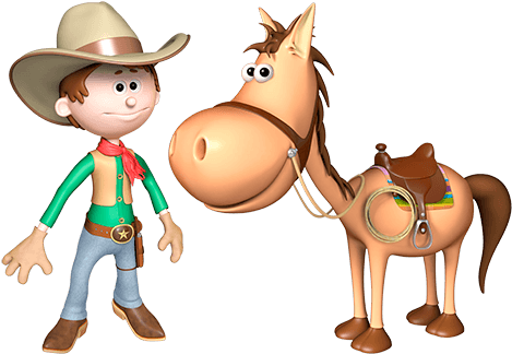 Cavallo Per Bambini (500x342), Png Download