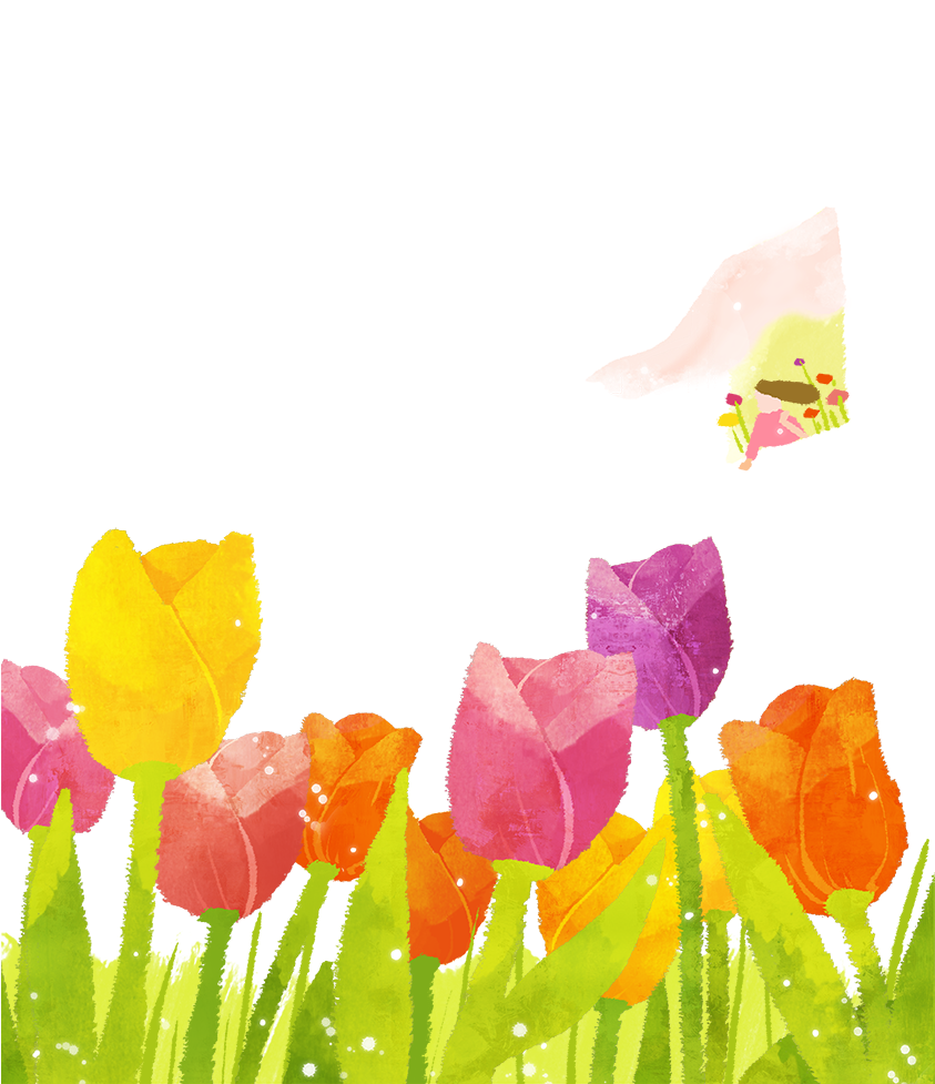 Drawing Spring Meadow - Drawing (842x1191), Png Download