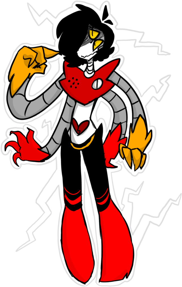 Mettaton Underfell - Mettaton Underfell Fanart (731x1092), Png Download