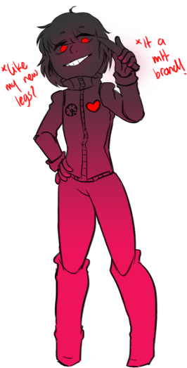 “ Chara With Mettaton Legs Don't Worry, They - Chara With Mettaton Legs (400x530), Png Download