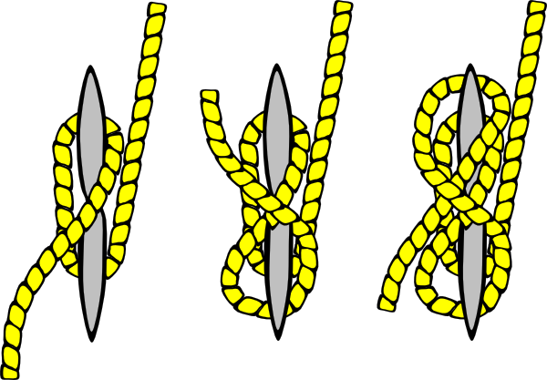 Free Vector Knot Illustration Clip Art - Sailing Knots (600x417), Png Download