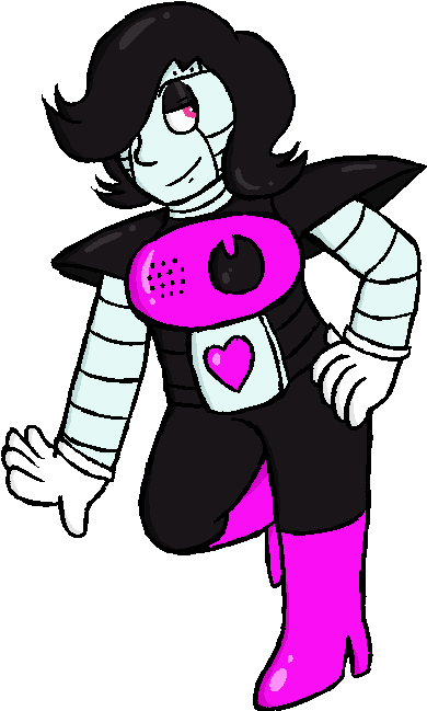Mettaton - Cartoon (437x675), Png Download