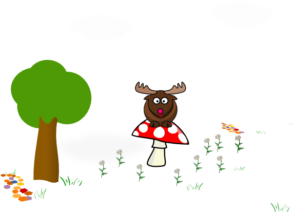 How To Set Use Meadow Mushrrom Daisy Clipart (600x454), Png Download