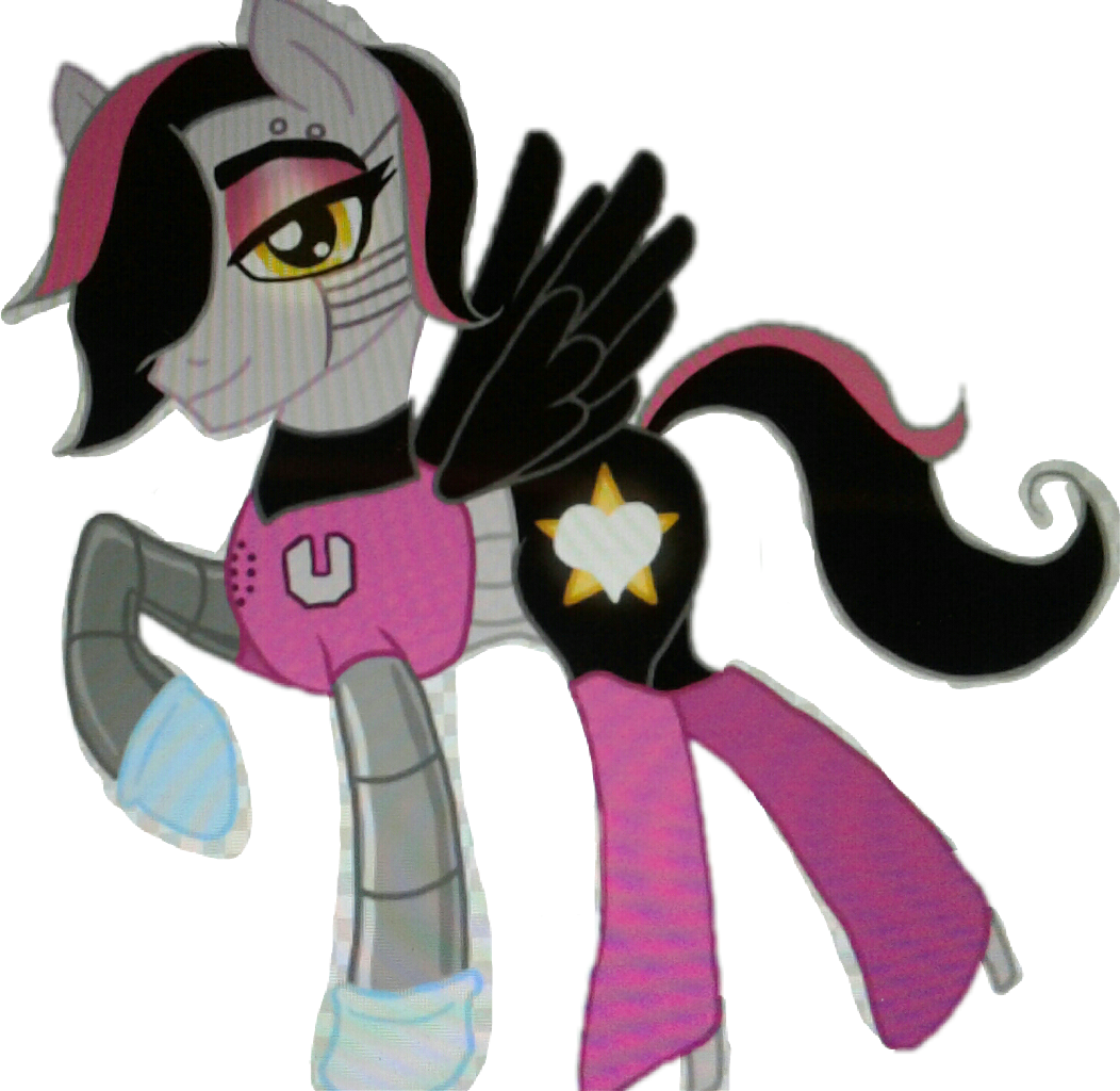 Mettaton Mettaponyex Metta Ponytale - Horse (1052x1024), Png Download