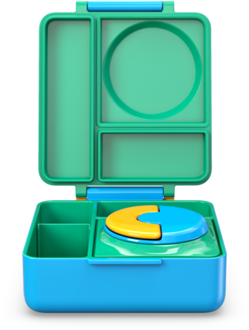 Meadow Omiebox - Omiebox Bento Lunch Box With Insulated Thermos (373x480), Png Download